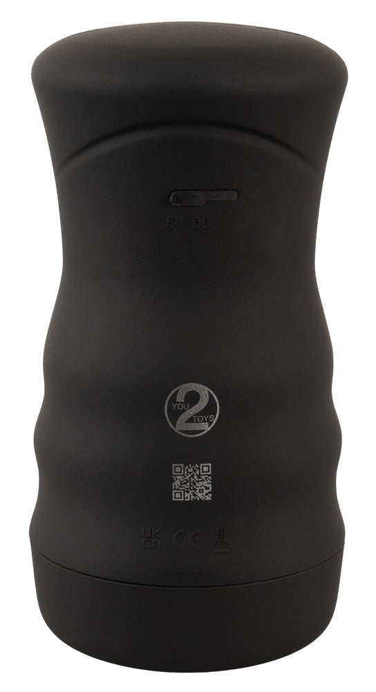 You2Toys Masturbator compact met gyromotor - Zwart - You2Toys - SKU: 54060050000