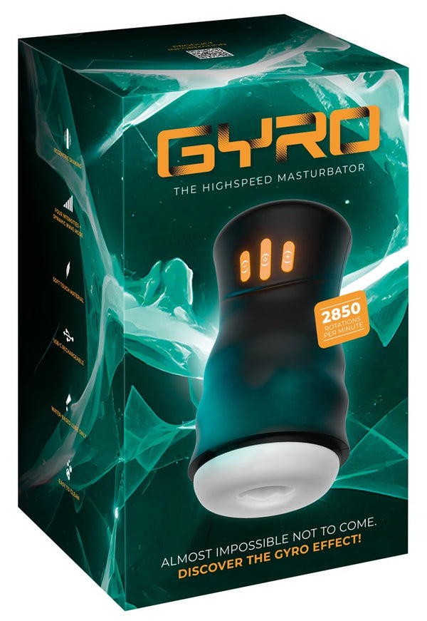 You2Toys GYRO masturbator - Zwart - You2Toys - SKU: 54060050000