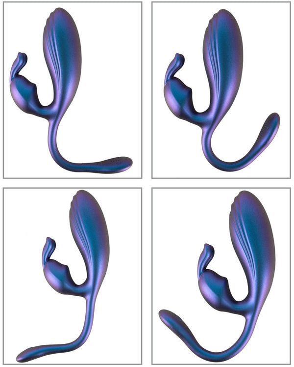 Sweet Smile Flexible Double Bullet vibrator - Blauw - Sweet Smile - SKU: 54063400000