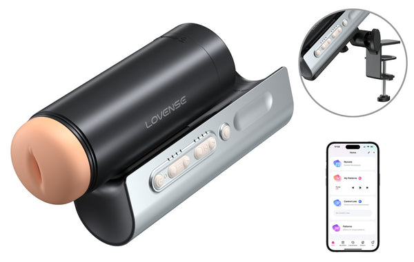 Lovense Solace Pro penisstroker - Zwart - Lovense - SKU: 54063740000