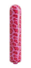 beau coeur Mini vibrator met leo-print - Roze