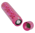 beau coeur Mini vibrator met leo-print - Roze