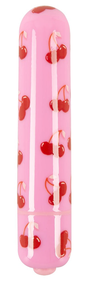 beau coeur Mini vibrator met kersenontwerp - Roze