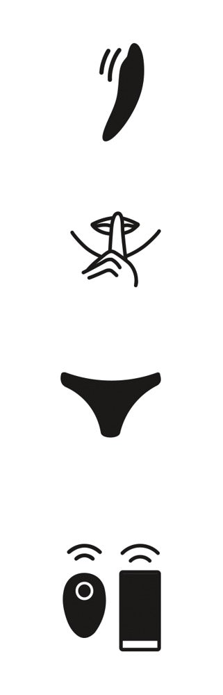 We-Vibe Trilkussen discreet met 10 standen - Zwart - We-Vibe - SKU: 54064390000