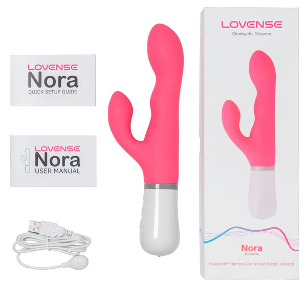 Lovense Konijn vibrator met appbesturing - Roze - Lovense - SKU: 54064710000