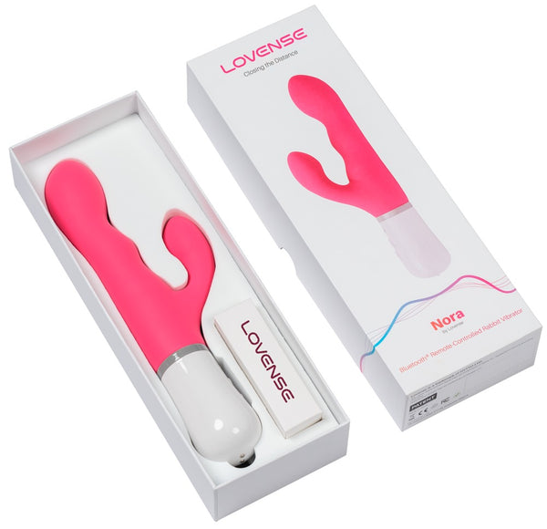Lovense Konijn vibrator met appbesturing - Roze - Lovense - SKU: 54064710000
