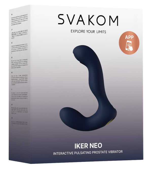 SVAKOM Anaal vibrator met prostate stimulatie en perineum massage - Blauw - SVAKOM - SKU: 54065100000