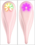 Kiiroo Trilplezier met LED-spotlightshow - Roze