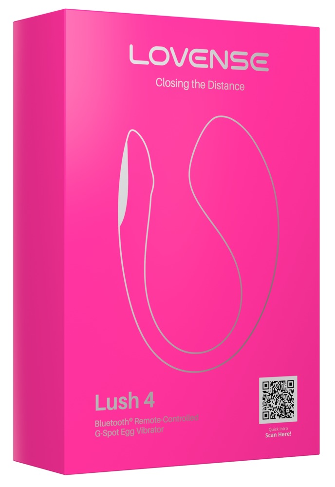 Lovense G-spot vibrator met lichtshow en Bluetooth - Roze