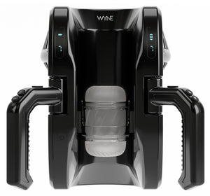 WYNE Masturbator met stroker sleeve en dubbele handgreep - Zwart