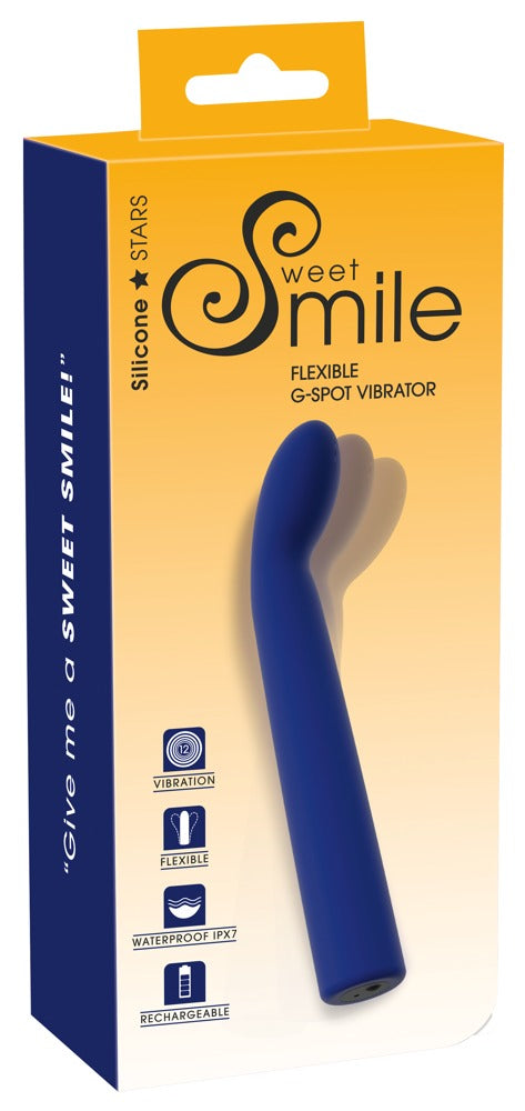 Sweet Smile flexibele G-spot vibrator - Blauw - Sweet Smile - SKU: 54066330000