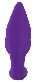 Sweet Smile Plug & slip vibrator met dubbel genot - Paars