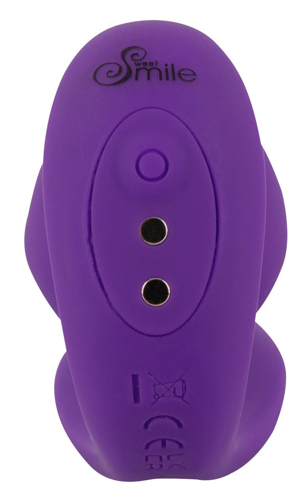 Sweet Smile Plug & slip vibrator met dubbel genot - Paars - Sweet Smile - SKU: 54066410000