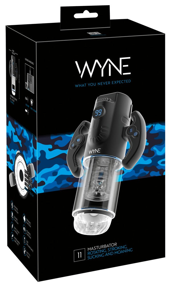 WYNE 11 dubbele vibrator - Zwart - WYNE - SKU: 54066500000