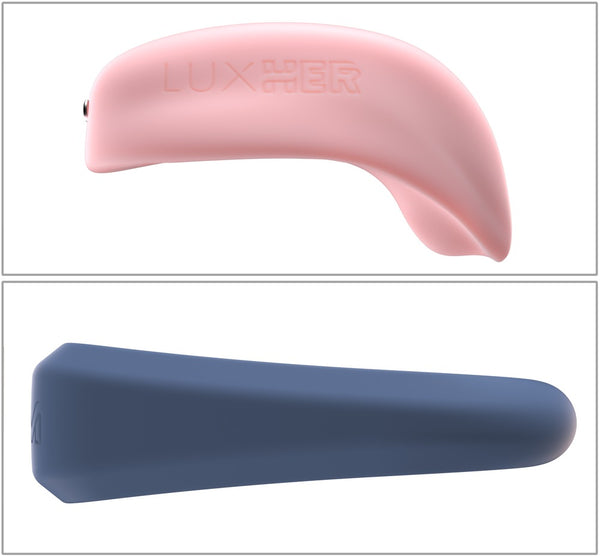 Luxus Magnetische koppelvibrator set met clitoris stimulatie - Roze - Luxus - SKU: 54066760000