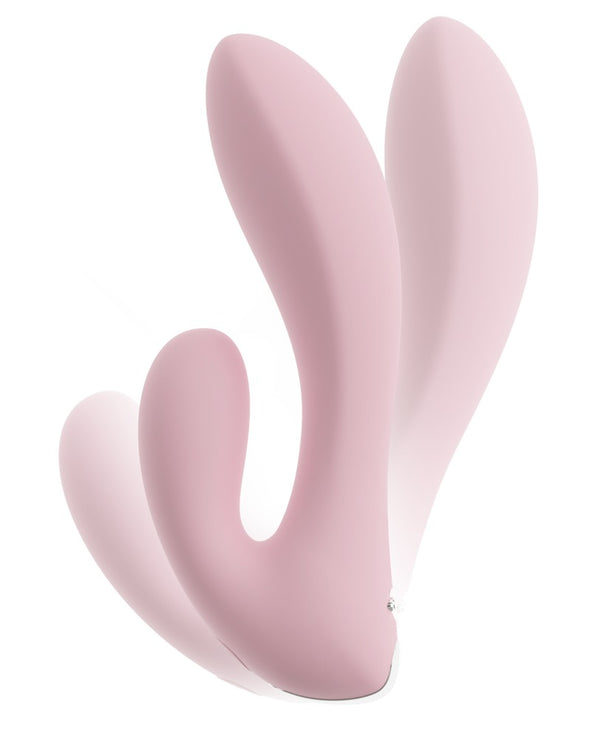 beau coeur Mini vibrator gebogen met 2 armen - Roze - beau coeur - SKU: 54067140000