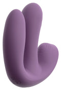 beau coeur Vibrator drievoudig handenvrij - Paars