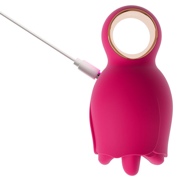 You2Toys Oraal vibrator met draaiende tong - Roze - You2Toys - SKU: 54067300000