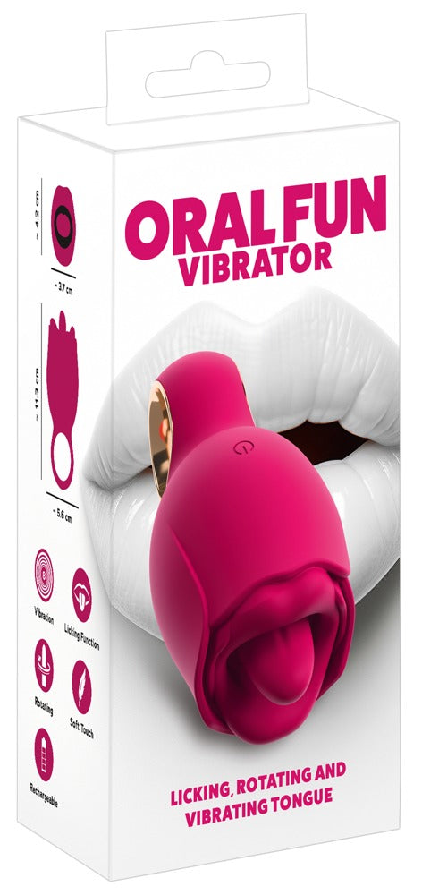 You2Toys Oral Fun vibrator tong - Roze - You2Toys - SKU: 54067300000
