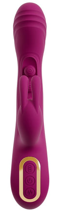 JAVIDA Vibrator met 3x klopfunctie voor G-spot - Paars