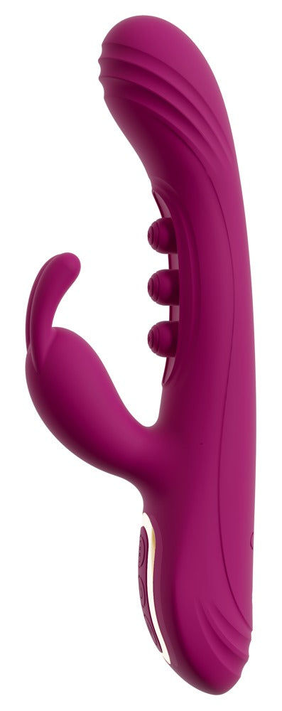 JAVIDA Vibrator met 3x klopfunctie voor G-spot - Paars - JAVIDA - SKU: 54068620000