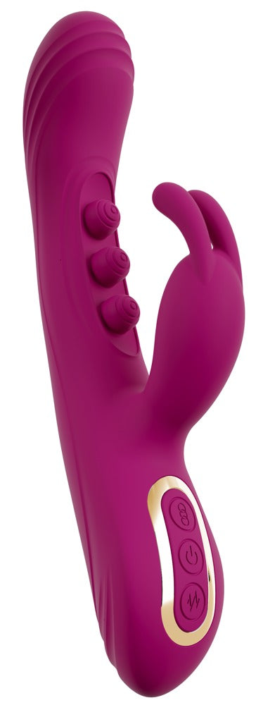 JAVIDA Vibrator met 3x klopfunctie voor G-spot - Paars - JAVIDA - SKU: 54068620000