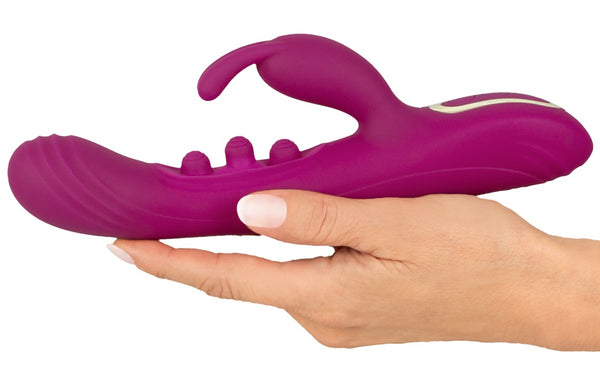 JAVIDA Vibrator met 3x klopfunctie voor G-spot - Paars - JAVIDA - SKU: 54068620000