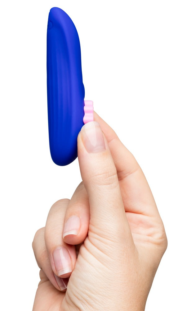 ROMP Slip vibrator met magnetische clip - Blauw