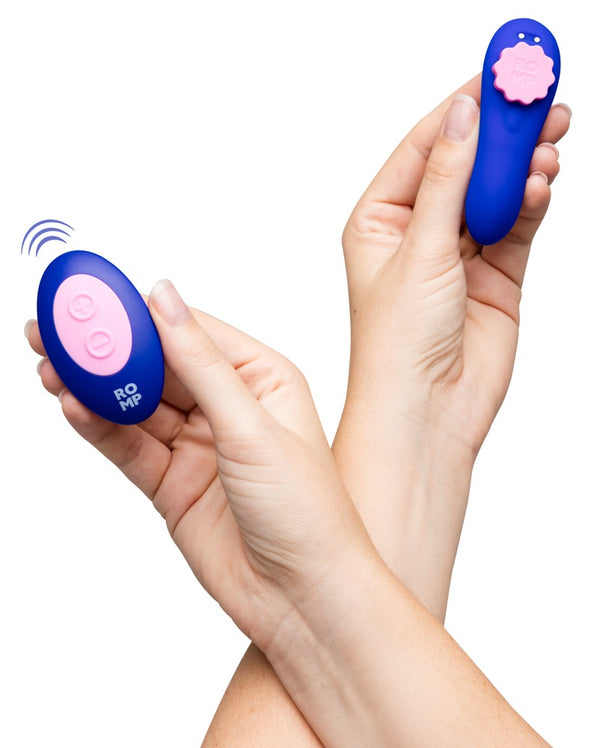 ROMP Slip vibrator met magnetische clip - Blauw - ROMP - SKU: 54069270000
