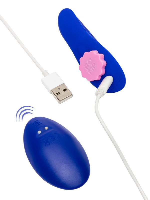 ROMP Slip vibrator met magnetische clip - Blauw - ROMP - SKU: 54069270000