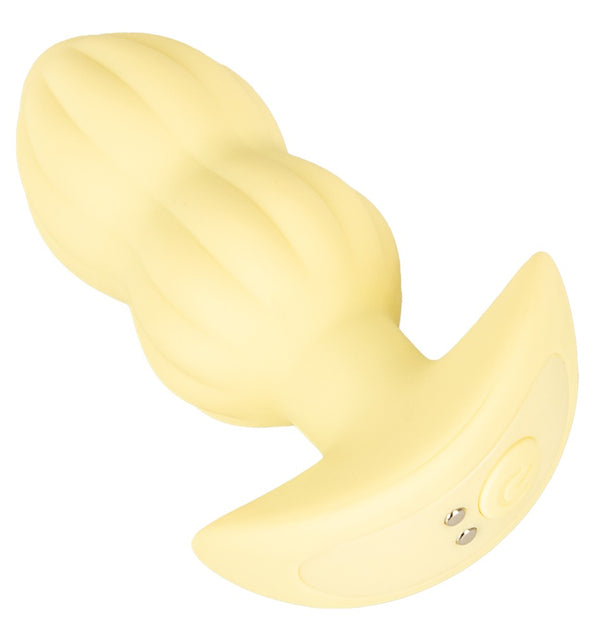 Cuties Mini butt plug vibrerend - Geel - Cuties - SKU: 54069860000