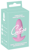Cuties Mini butt plug vibrerend - Roze