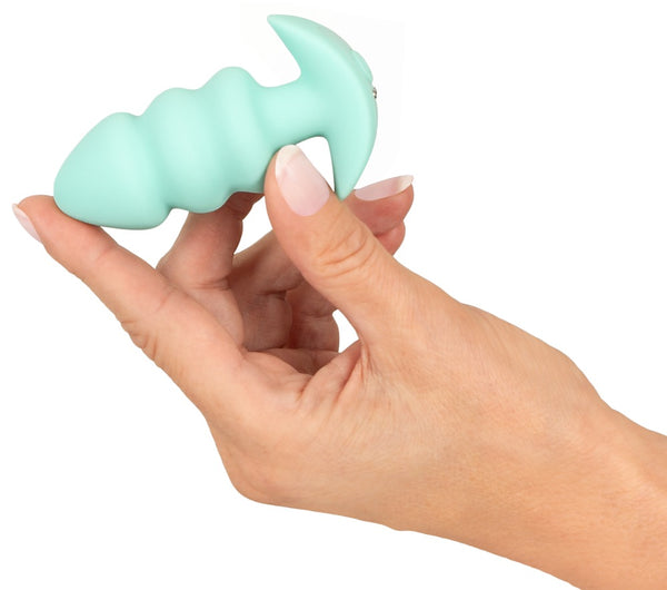 Cuties Mini butt plug vibrerend - Turquoise - Cuties - SKU: 54070280000