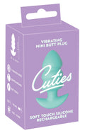 Cuties Mini butt plug vibrerend - Turquoise