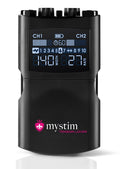 Mystim E-stimulator met 2 regelbare kanalen - Zwart