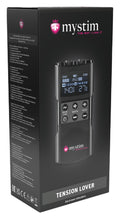 Mystim E-stimulator met 2 regelbare kanalen - Zwart