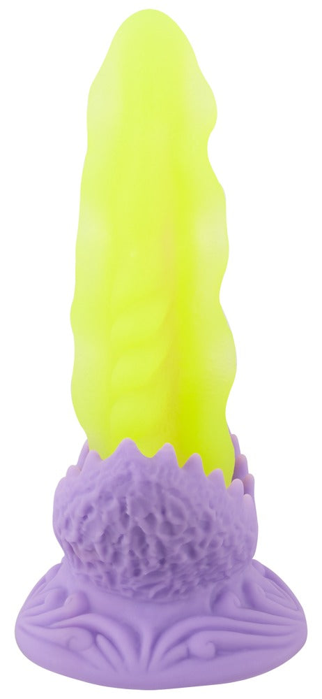 Beasty Cocks Dildo met verlichting en botanisch ontwerp - Geel - Beasty Cocks - SKU: 54070790000