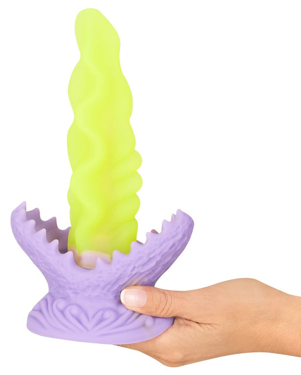 Beasty Cocks Dildo met verlichting en botanisch ontwerp - Geel - Beasty Cocks - SKU: 54070790000