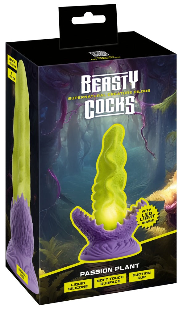 Beasty Cocks Passionate Plant dildo - Geel - Beasty Cocks - SKU: 54070790000
