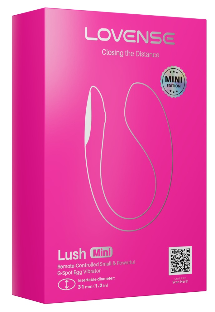 Lovense G-spot egg vibrator met lichtshow - Roze