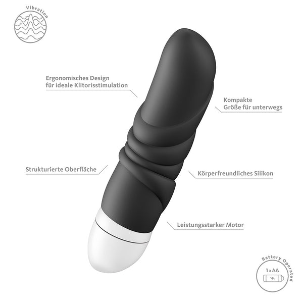 Fun Factory JAM mini vibrator - Zwart - Fun Factory - SKU: 54076640000