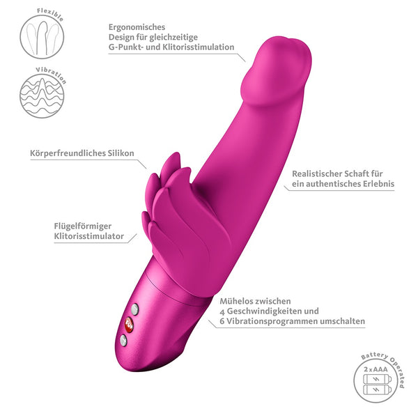 Fun Factory WICKED ANGEL rabbitvibrator - Roze - Fun Factory - SKU: 54077530000