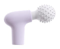 beau coeur Trilkussen compact met stippen - Paars