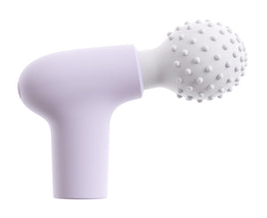beau coeur Trilkussen compact met stippen - Paars