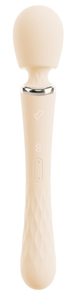 beau coeur Massager lange toverstok met dubbelzijdige kop - Wit - beau coeur - SKU: 54077700000