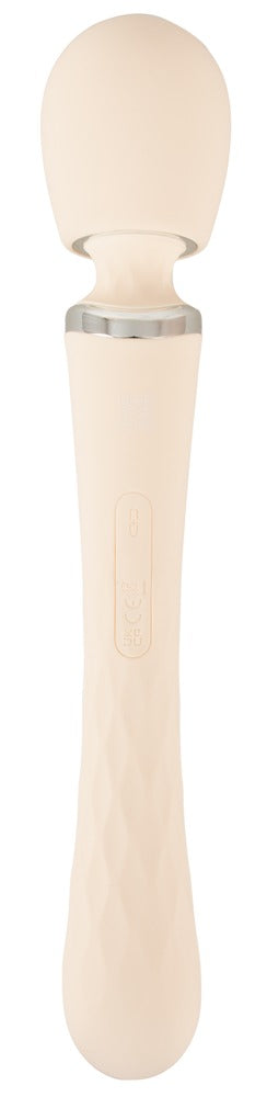 beau coeur Massager lange toverstok met dubbelzijdige kop - Wit - beau coeur - SKU: 54077700000