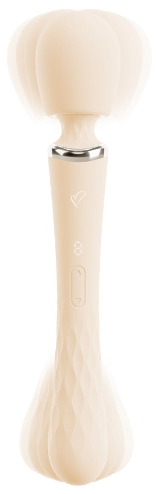 beau coeur Massager lange toverstok met dubbelzijdige kop - Wit - beau coeur - SKU: 54077700000