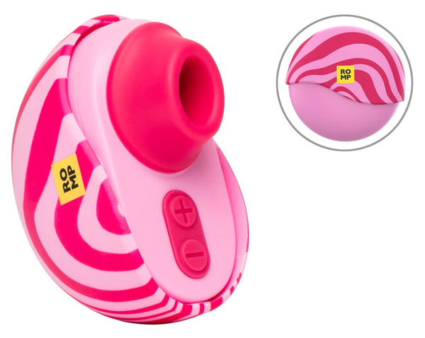 ROMP Clitorisstimulator compact met luchttrillingen - Roze - ROMP - SKU: 54078000000