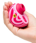 ROMP Clitorisstimulator compact met luchttrillingen - Roze