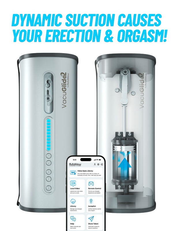 Autoblow VacuGlide 2 masturbator - Zilver - Autoblow - SKU: 54079150000